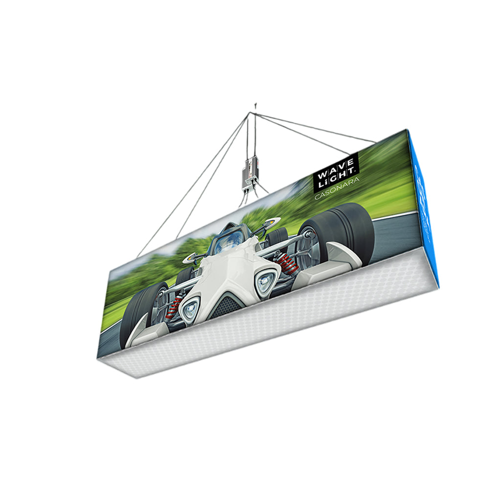 10' WaveLight Casonara Blimp Hanging Rectangle Light Box